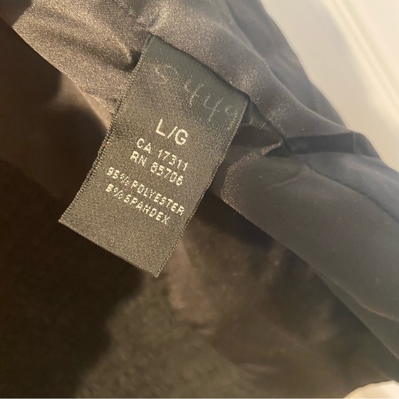 BUFFALO Mini Strapless Sexy Satin Black Mini Dress. Size Large - Picture 10 of 16